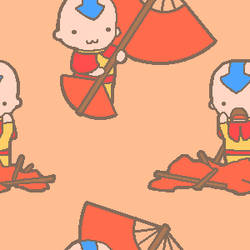 Tile: Aang with Glider
