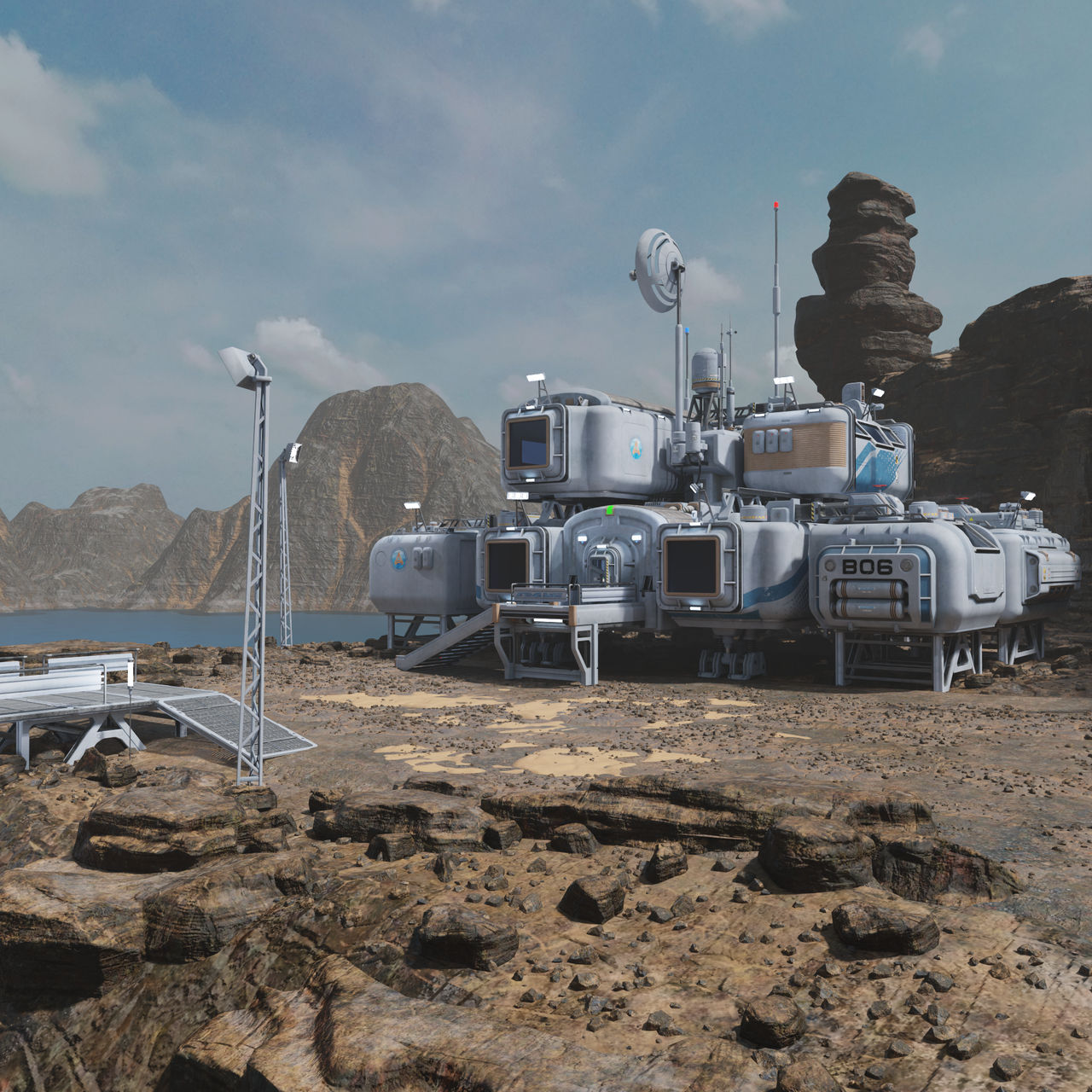Outpost by SomeoneDark122 on DeviantArt