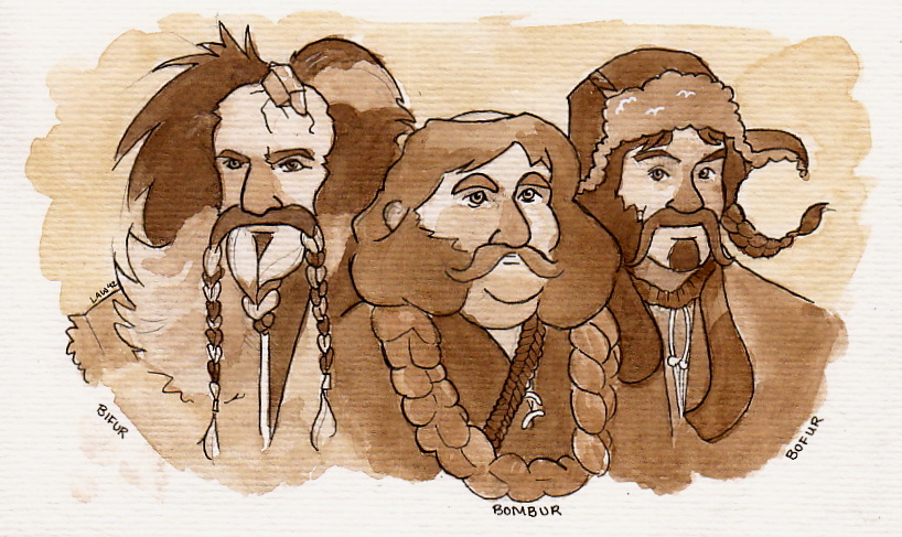 Bifur, Bofur, Bombur.