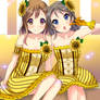 Hanamaru Kunikida and You Watanabe