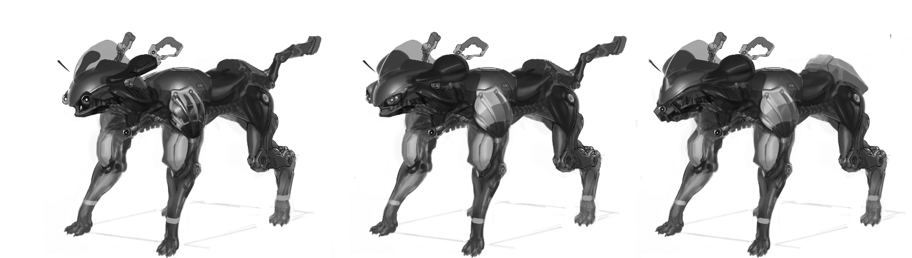 YZR quadruped concepts