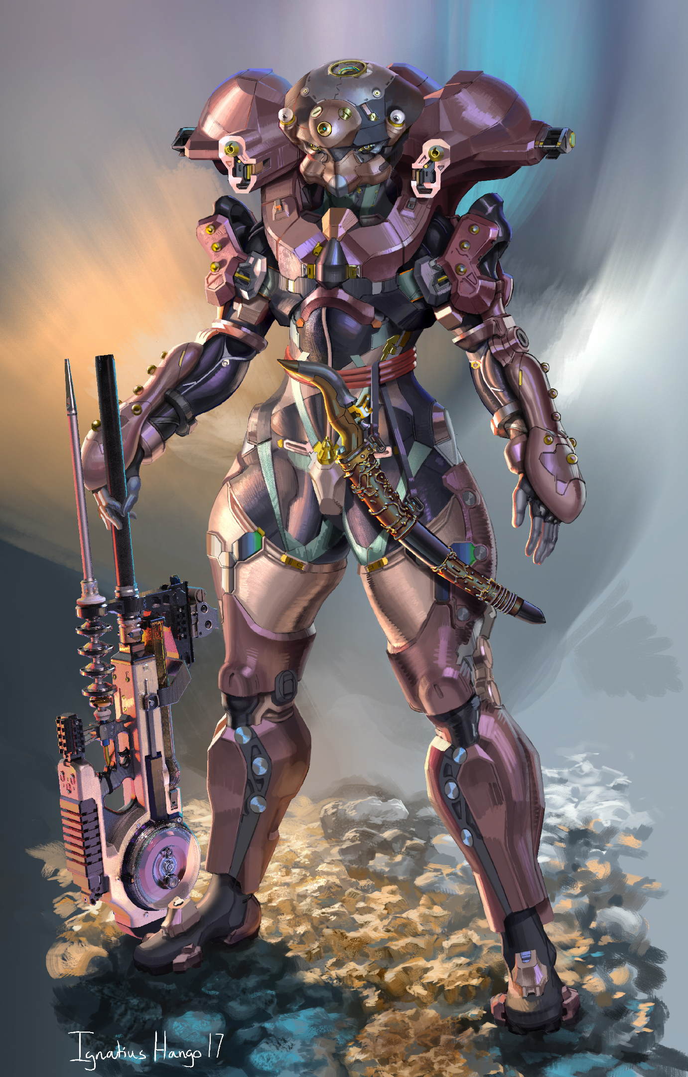 Deep Space Commando helmeted by IggyTek
