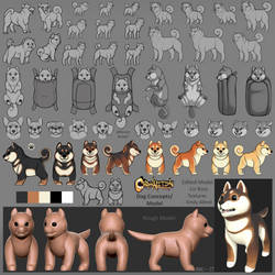 Chromalition - Dog Character Concepts/Models