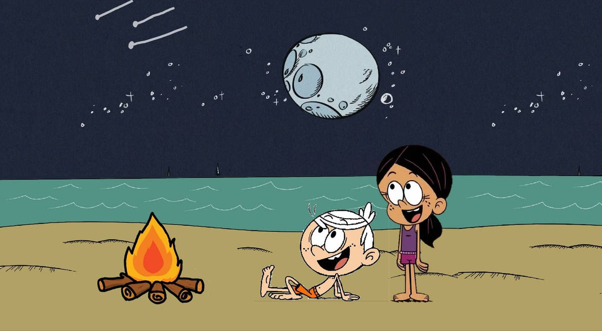 Ronniecoln In The Beach The Night The Loud House By MarshmelloLouder On ronniecoln-in-the-beach-the-night-the-loud-house-by-marshmellolouder-on
