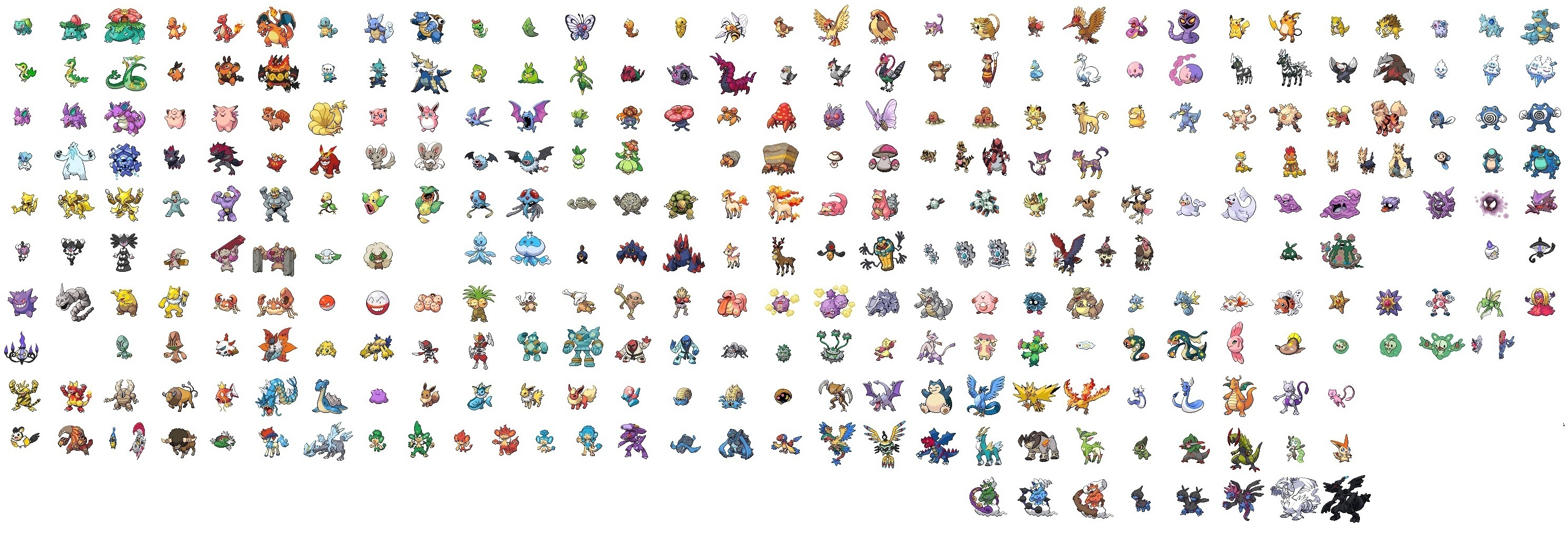 Unova Pokedex  All 156 Gen 5 Unova Pokemon 