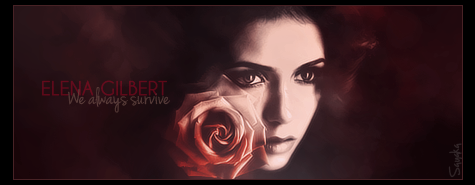 Elena Gilbert: A future bloom signature by Anarhya92