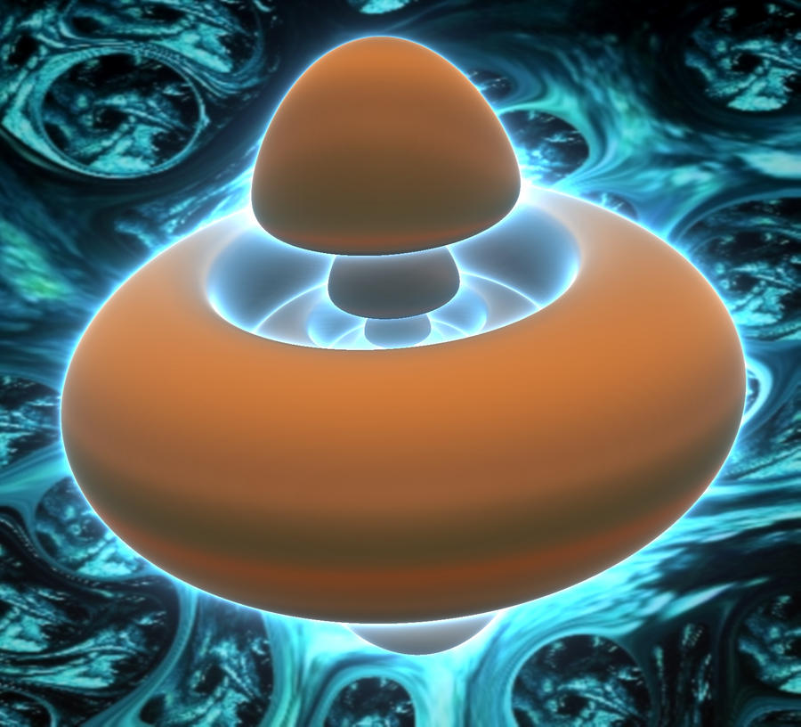 Mushroom in space