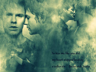 Brian and Justin QAF WP by Undead-Academy
