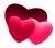 Pink Hearts - Free to use by Undead-Academy