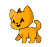 Pumpkin Kitty Emote - Free to use