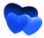 Blue Hearts - Free to use