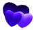 Purple Hearts - Free to use by Undead-Academy