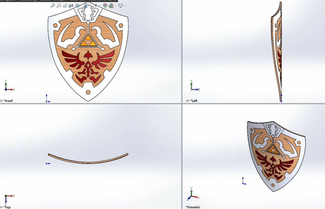 4 view link shield by Sonicraven on DeviantArt