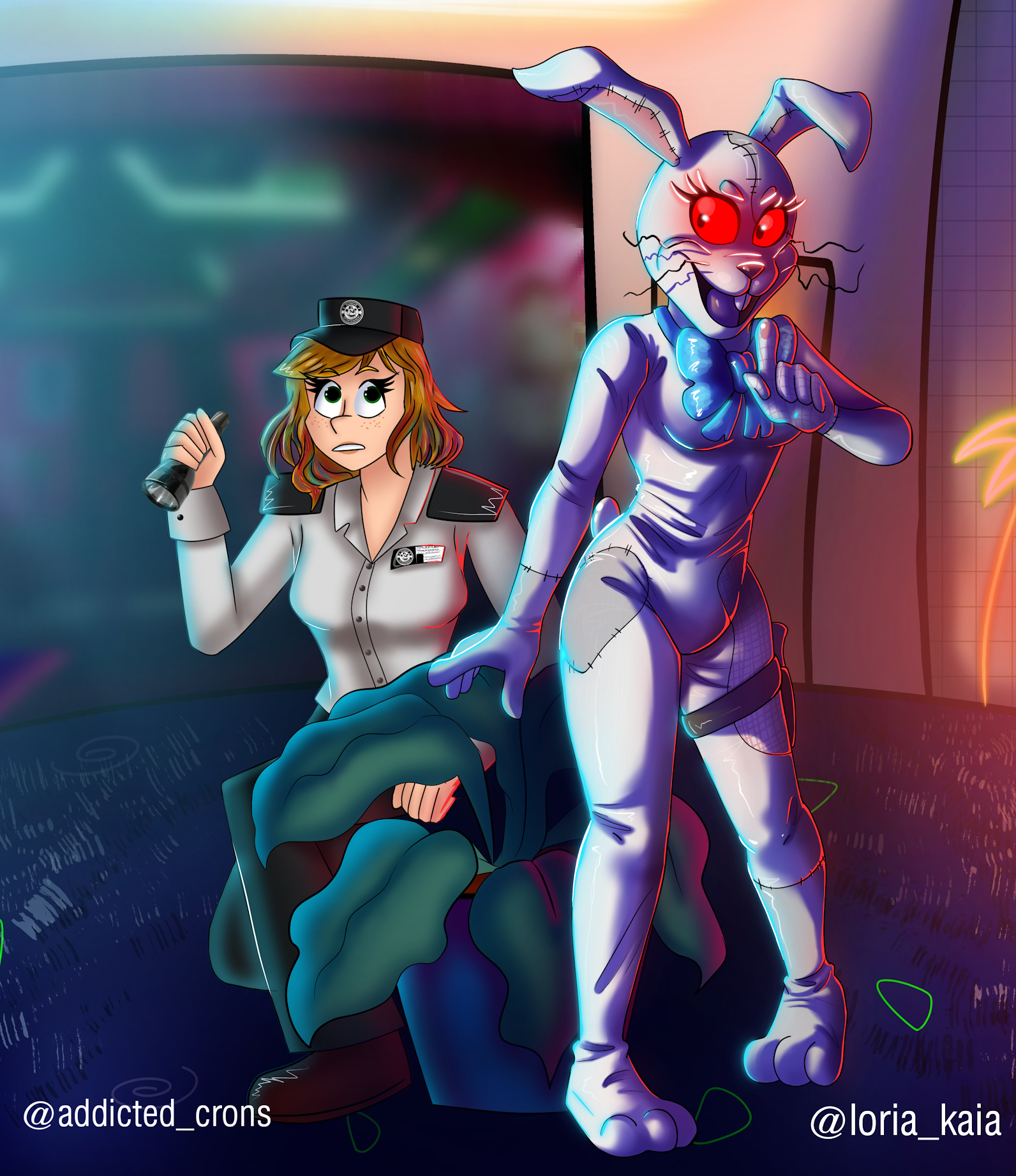 Vanny and Glitchtrap  FNAF by RainbowPawz35 on DeviantArt