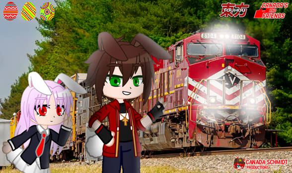 Happy Easter day from CAF x Touhou