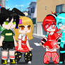 Daniel and Mirai meets the Evan and Rebecca