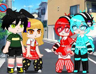 Daniel and Mirai meets the Evan and Rebecca