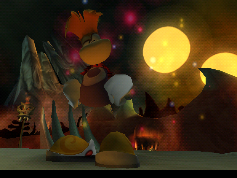 Rayman at the moon light