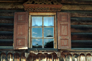 Stock 0029 - Carved wood window by Niverdia-stock Stock 0029 - Carved wood window by Niverdia-stock