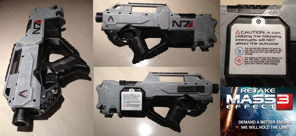 #RetakeME3 Protest Mod Nerf N7 blaster weapon