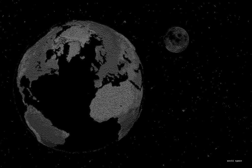 Ascii space by med-o on DeviantArt
