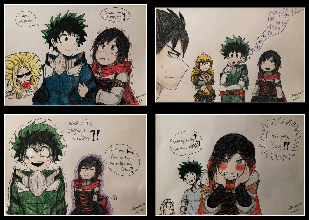 RWBY + MHA (1) __ by Kashiopea94 by JK7-Fan on DeviantArt