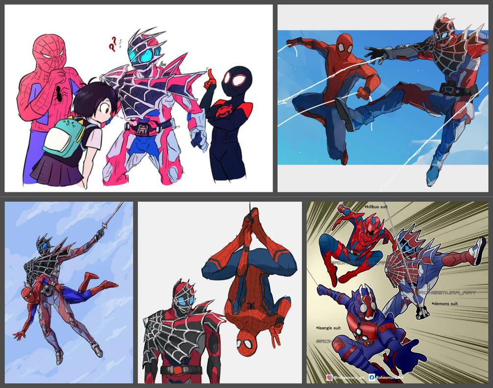 Spider Riders Deviantart Spider-Verse _____ Kamen Rider by JK7-Fan on DeviantArt