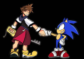 by [ @GamesCage ] ___ Kingdom Hearts x Sonic
