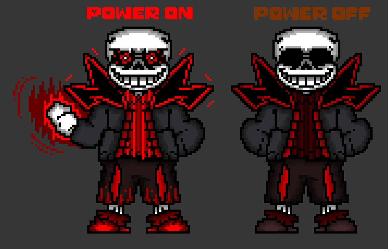 Madness!Sans's Power up! by Happeey12 on DeviantArt