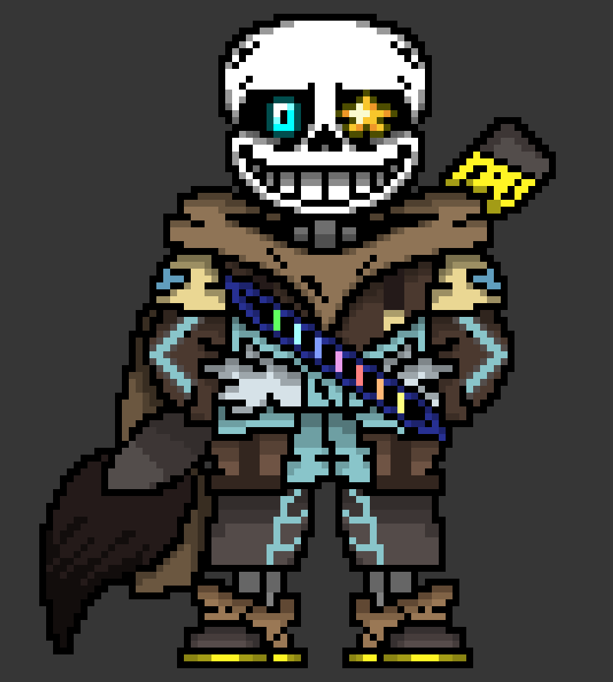 Under_$!?~# : Last AU  Ink!Sans Sprite by Mikim505 on DeviantArt