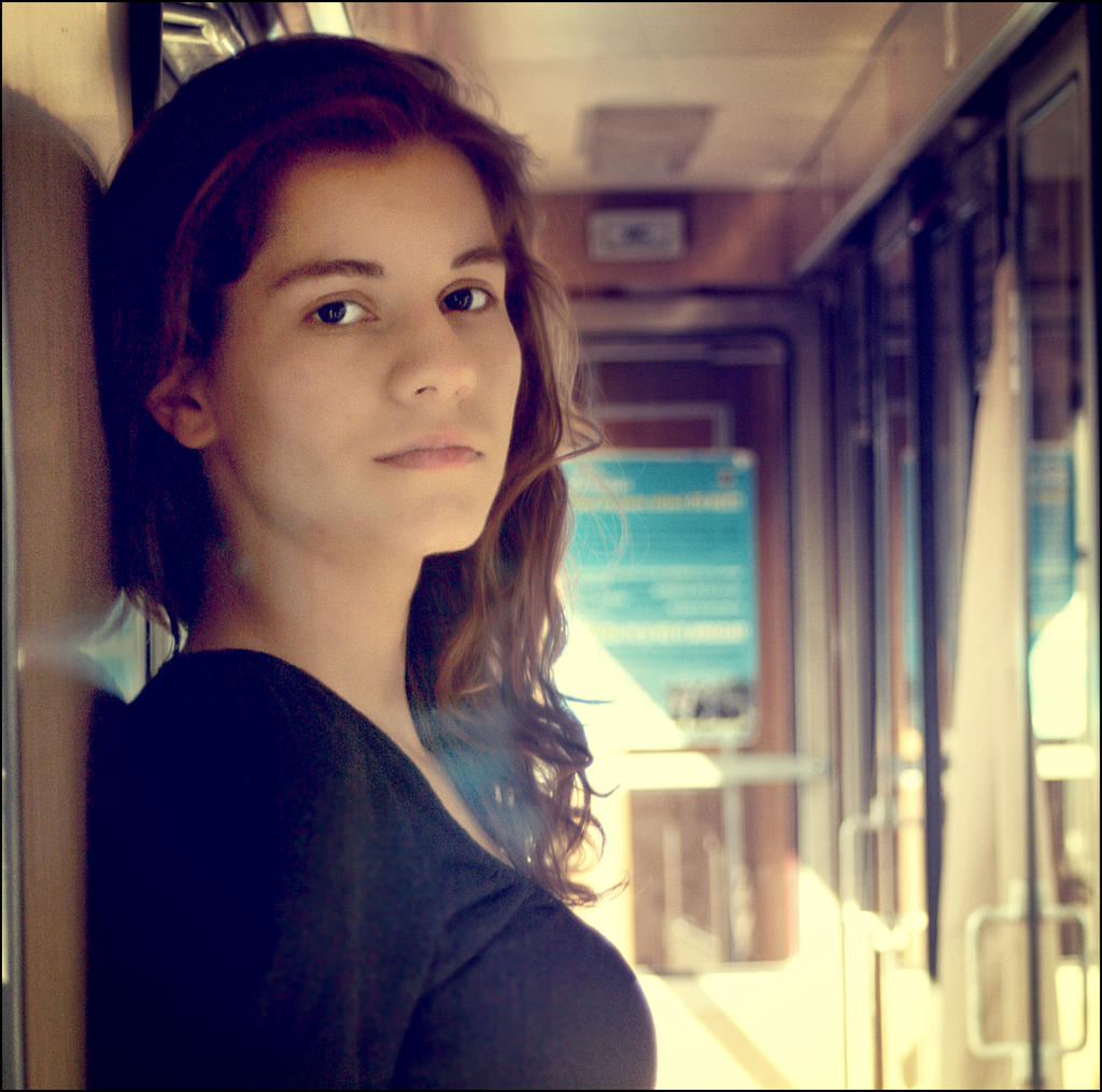 Daisy in the train II by LilithDarkblade on DeviantArt