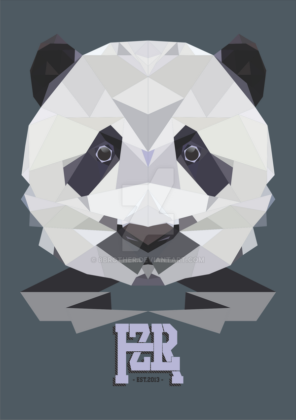 Basic Shape Design Panda Geometric Shapes Panda by 8Brother on DeviantArt