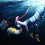! Underwater Kiss Yuna x Tidus !