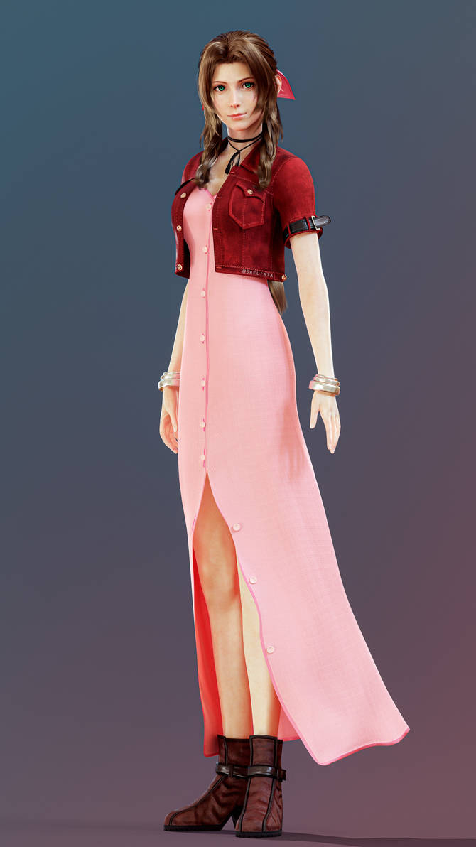 ! Classic Aerith ! by Sreliata on DeviantArt