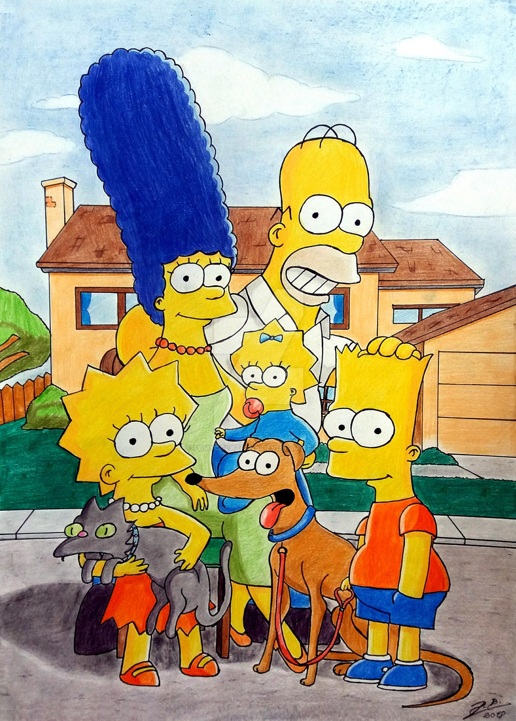 Sam Simpsons Deviantart The Simpsons by PBMyCreations on DeviantArt