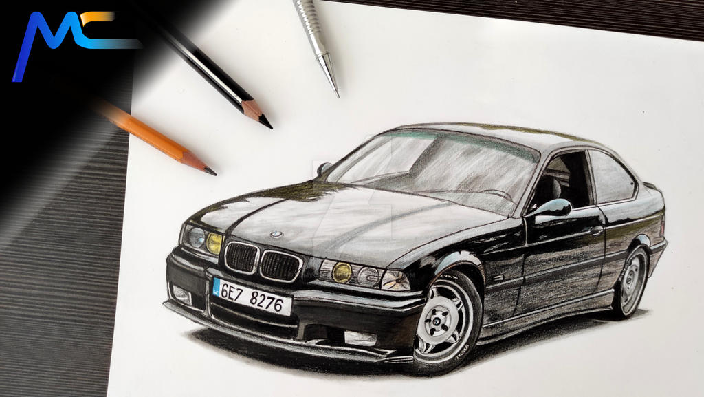 Drawing BMW E36 by PBMyCreations on DeviantArt