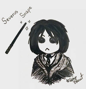 A young Severus Snape doodle