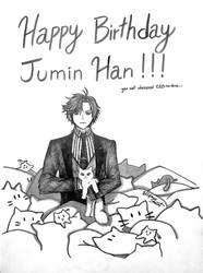 Inktober day 5: Happy Birthday Jumin Han!!!