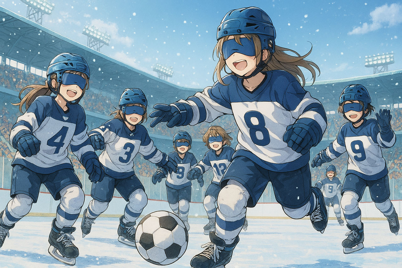 First Ice Soccer Blind Ice Soccer by blossom248 on DeviantArt