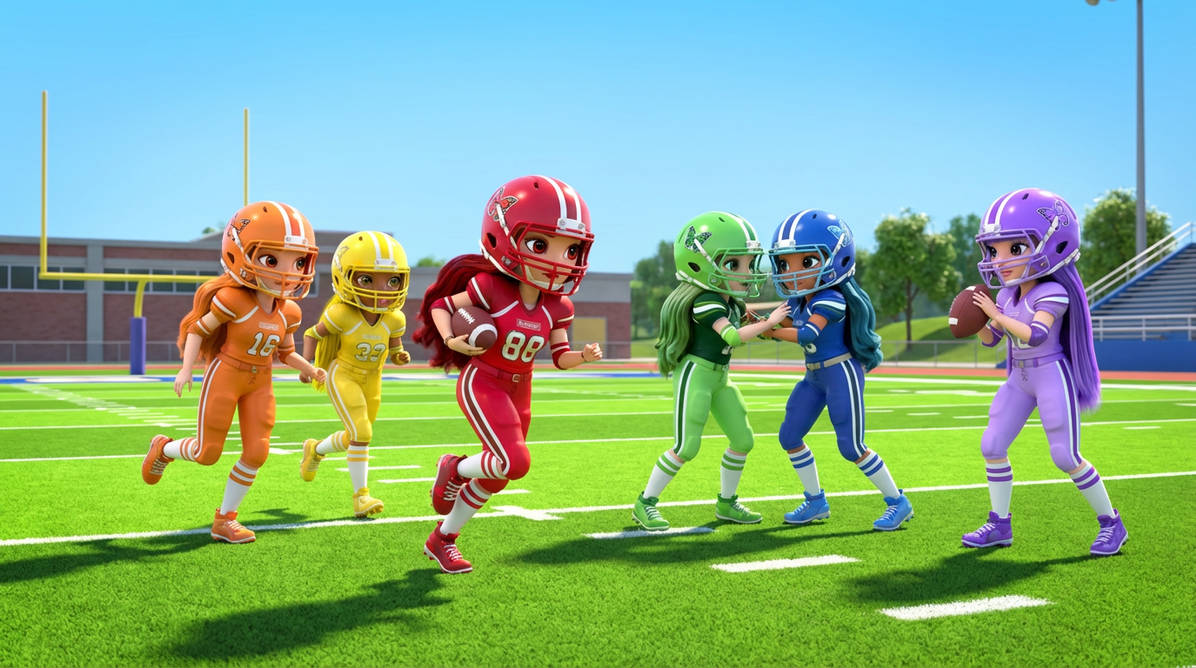 Football's Rambow Rainbow High Football by blossom248 on DeviantArt