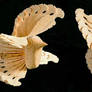 wooden fan bird