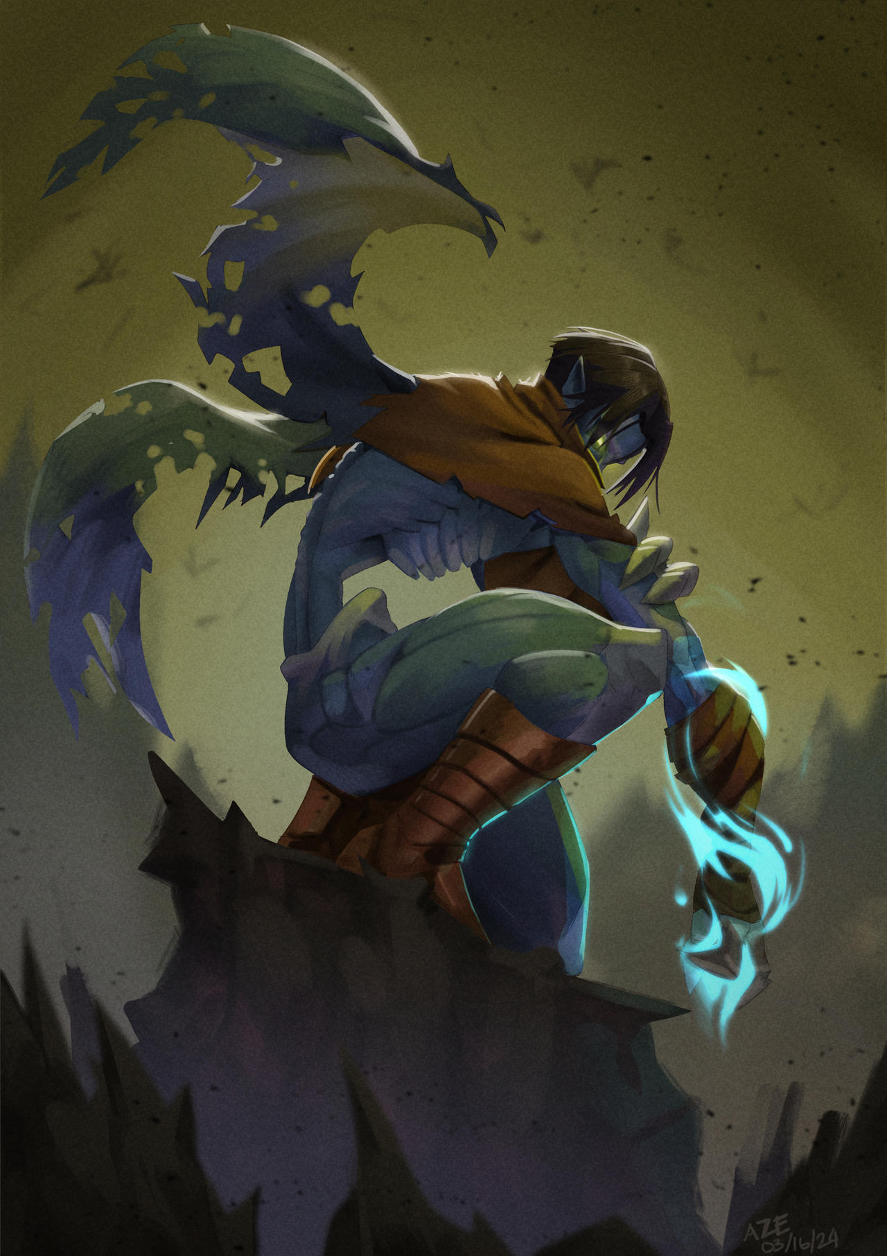 Cryptacurves Rasiel Raziel by ItsMeAze on DeviantArt