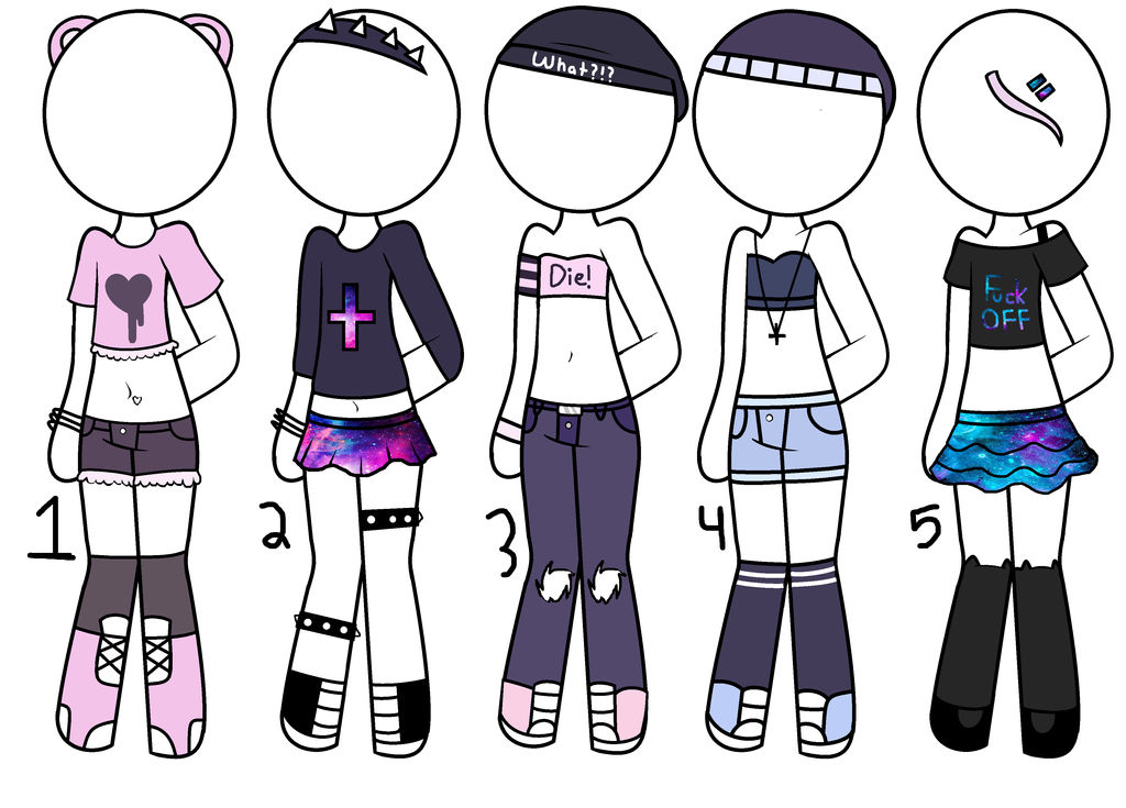 Pastel goth clothes #2 (adopt) by xXxCookieCatxXx on DeviantArt
