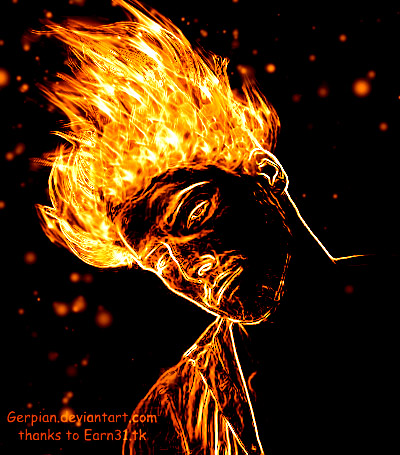 hair on fire