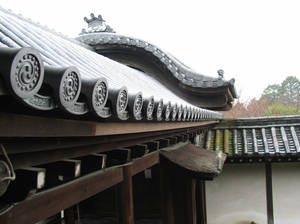 ornamented kyoto roof