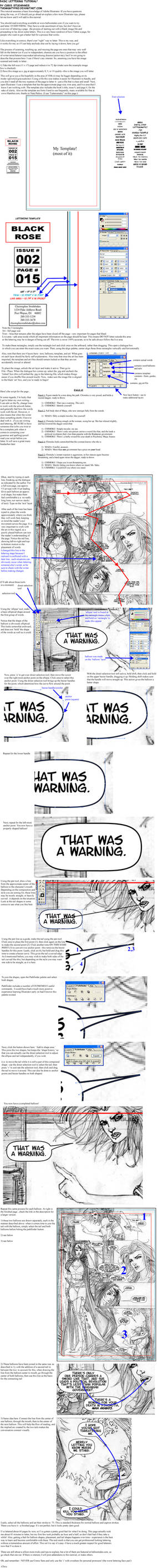 Comics Lettering Tutorial by themightyfro on DeviantArt