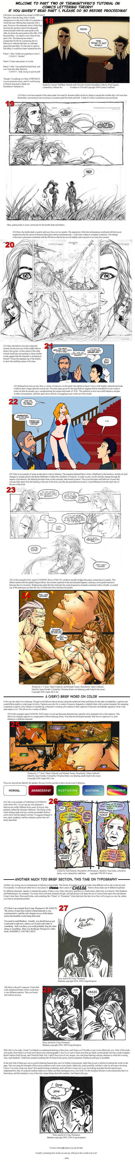 Comics Lettering Theory Part 2 by themightyfro