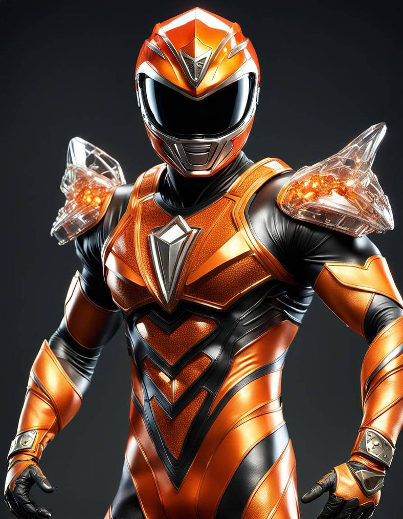 Orange ranger by Aeros1969 on DeviantArt