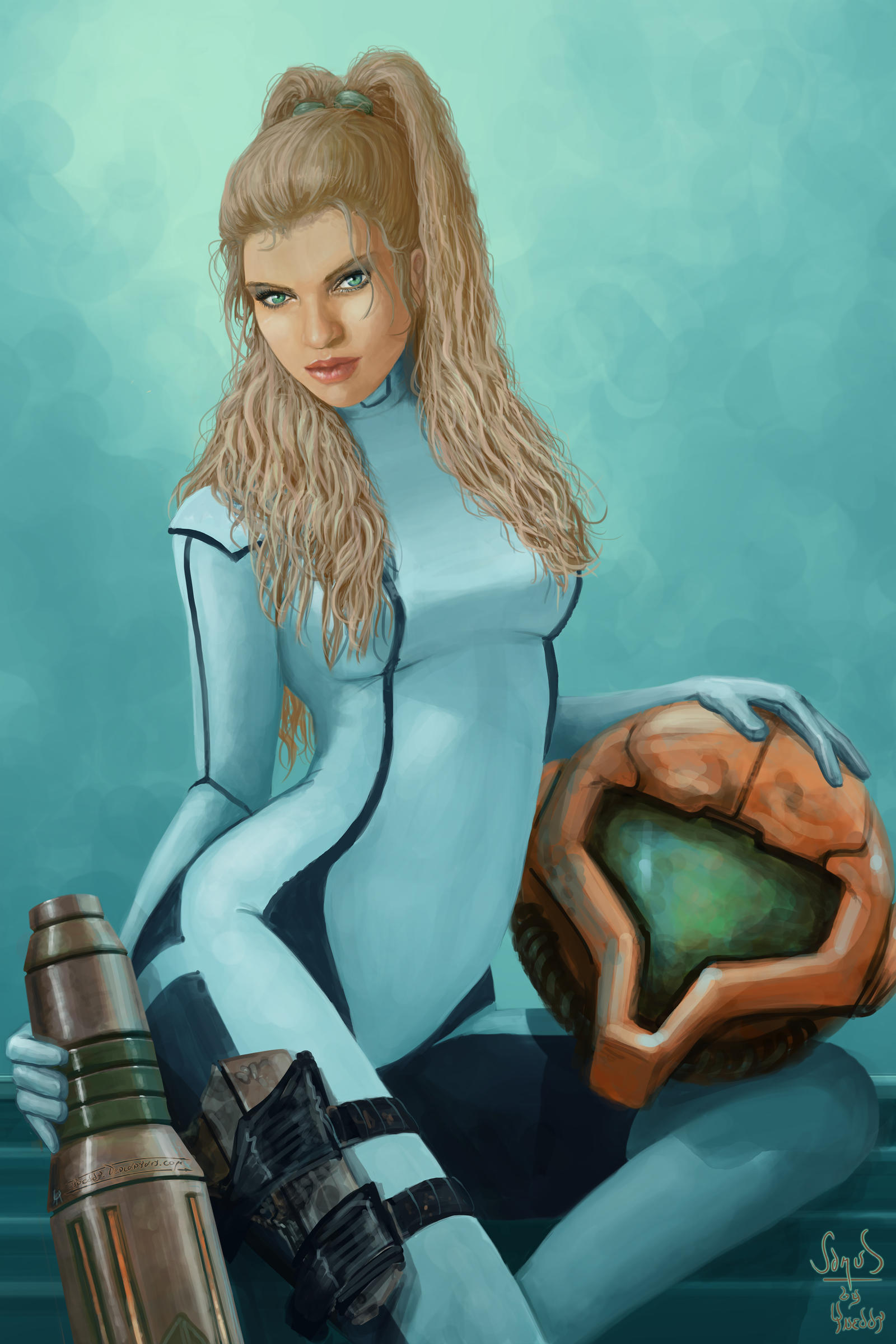 Samus Aran By Yneddt On DeviantArt samus-aran-by-yneddt-on-deviantart