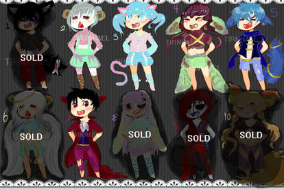 BIG batch o'Adoptables 150pts-ea (5/10 open)